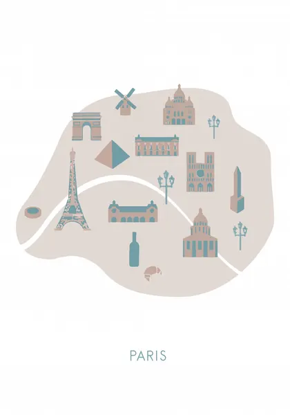 Paris City Icons by Pictufy Studio II