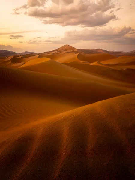 Golden Desert Dunes by Yezimao