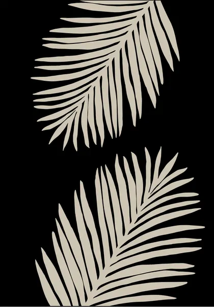 Minimalist Palm Leaves by Pictufy Studio