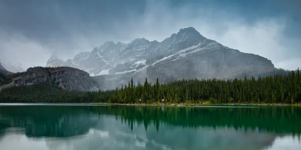 Misty Mountain Lake Reflection by Ning Lin
