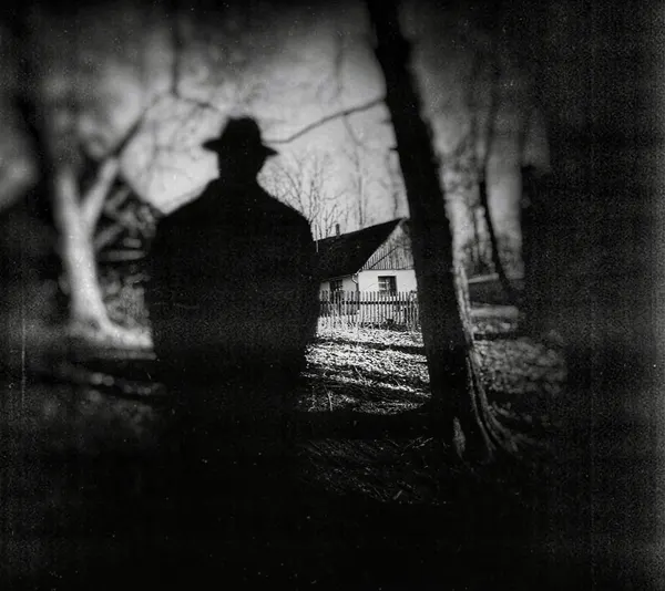 Mysterious Man Silhouette by Ingrida Urbonavičienė