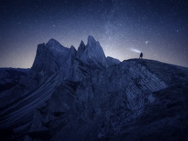 Night Peak Hiker by David Ilkovic EP AFIAP
