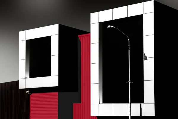 Modern Red Architecture by Anita Martin AnnaPileaFotografie