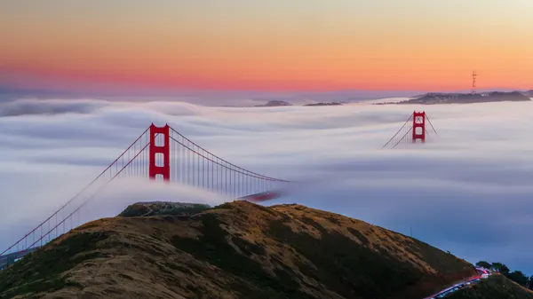 Golden Gate Morning Fog by DonnaHom APA