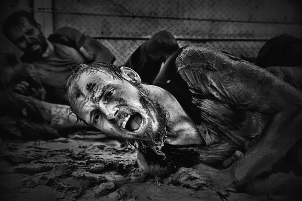 Primal Scream In Mud by Dusan Ignac