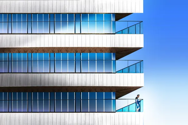 Man on Modern Balcony by Anita Martin AnnaPileaFotografie