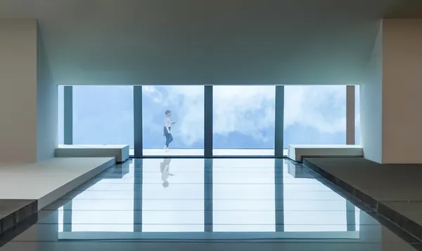 Man at Sky Window by wiebe wilbers