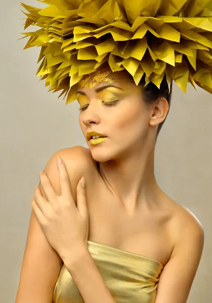 Golden Woman Adorned by Ivan Tonov