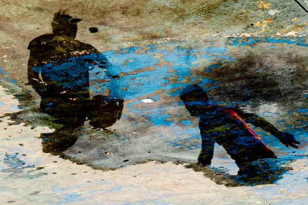 Abstract Human Shadows by Raffaele Maglione
