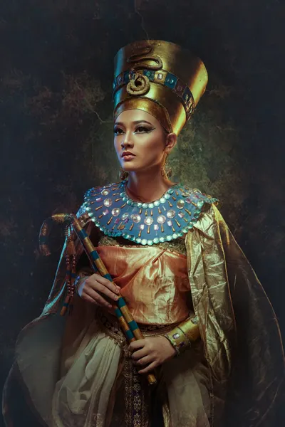 Egyptian Queen in Gold by Ajar Setiadi
