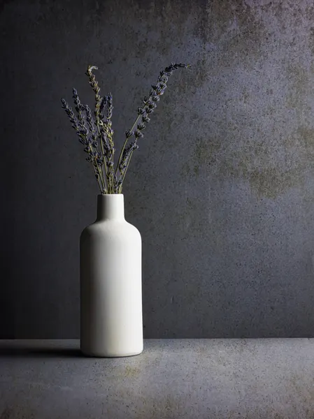 Minimalist Lavender Still Life by Rob Ryan