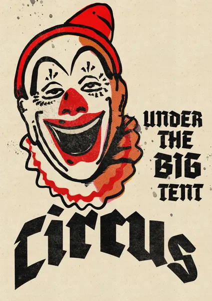 Laughing Circus Clown by Nicholas