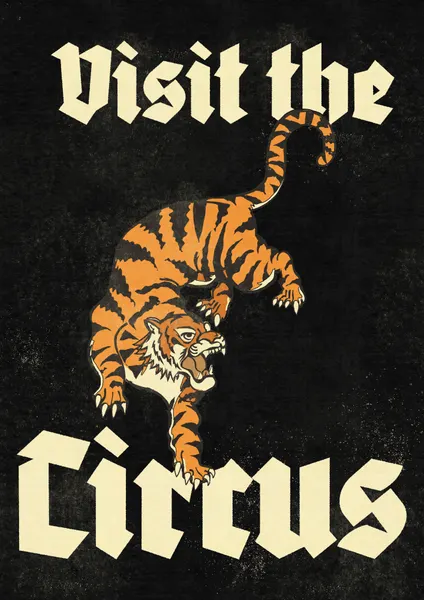 Roaring Circus Tiger by Nicholas