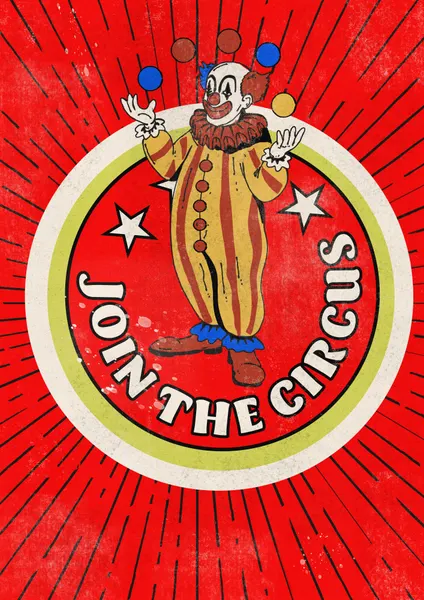 Vintage Juggling Clown by Nicholas