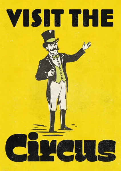 Vintage Circus Ringmaster by Nicholas