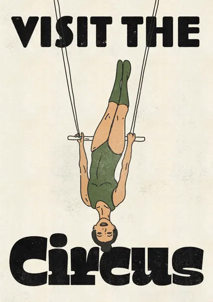 Vintage Circus Acrobat by Nicholas