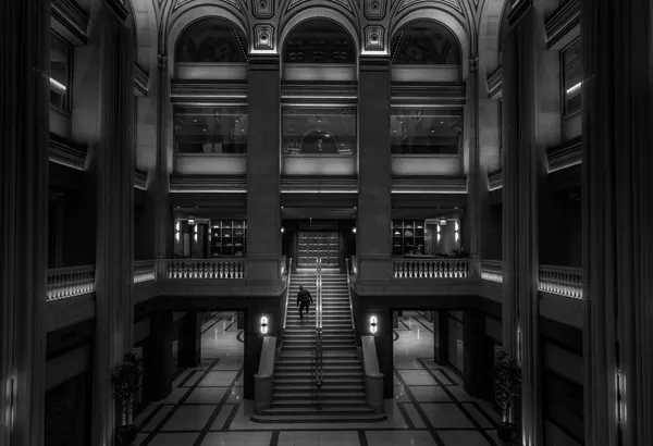 Grand Interior Staircase by Marek Lapa