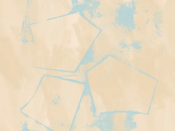 Soft Blue Geometric Abstract by Dina Dankers