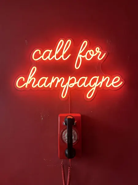 Call For Champagne Neon by Andreas Magnusson