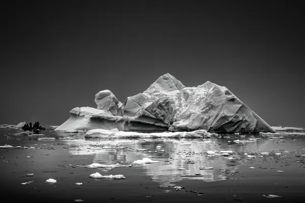 Monochrome Iceberg Majesty by Michel Groleau