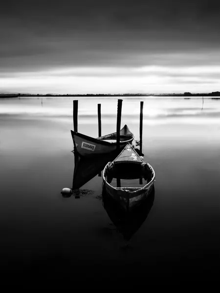 Two Boats Calm Waters by Marco Faria