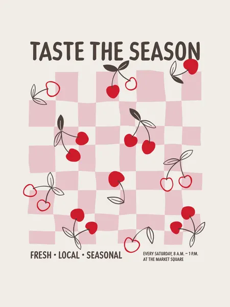 Taste The Season Cherries by Alexandra Weise