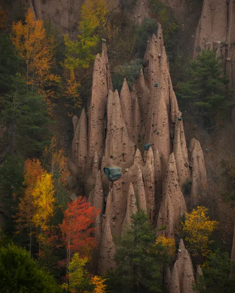 Autumn Earth Pyramids by Lazar Ioan Ovidiu