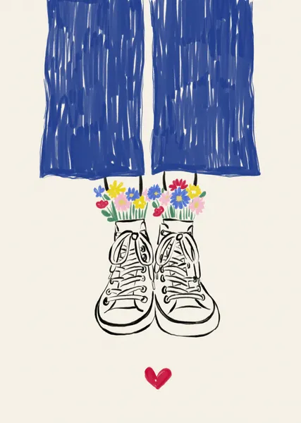 Flowery Shoes Love by Rio Soléy