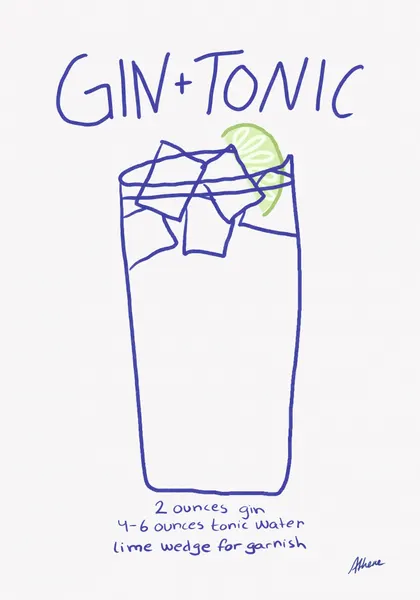 Gin + Tonic by Athene Fritsch