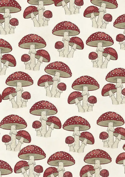 Whimsical Mushroom Pattern by Nicholas