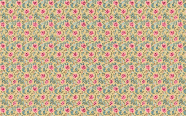 Vintage Rose Pattern by Annick