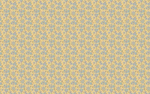 Soft Blue Flower Pattern by Annick