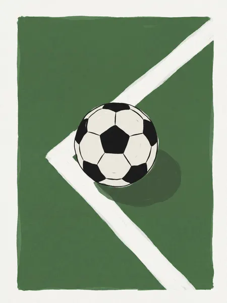 Soccer Ball Corner by Andreas Magnusson