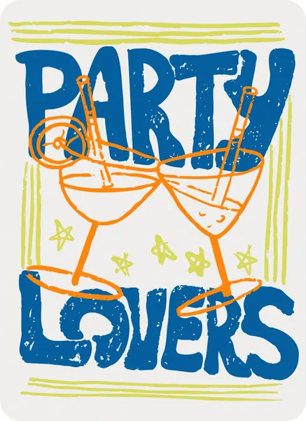 Party Lovers Cheers by Marika Barsrsind