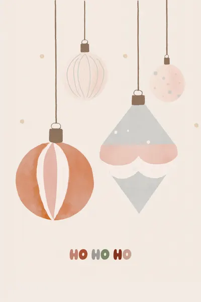 Ho Ho Ho Ornaments by Mathieu