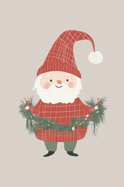 Charming Christmas Gnome by Mathieu