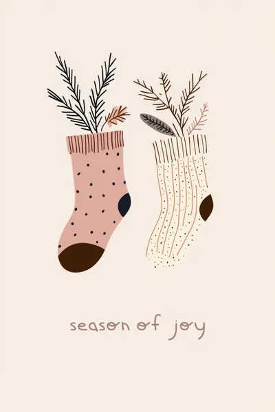 Cozy Holiday Socks by Mathieu