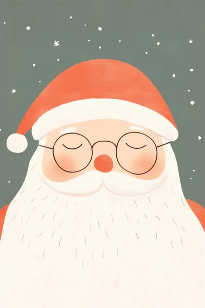 Peaceful Santa Dreams by Mathieu