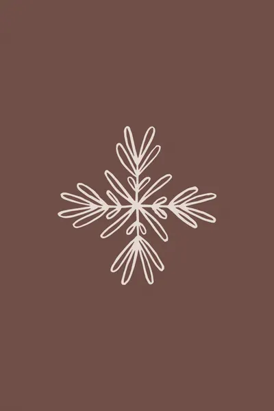 Cozy Winter Snowflake by Karen Menzenbach