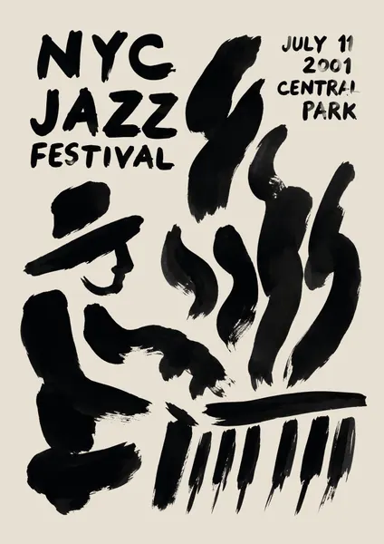 Abstract Jazz Musician by Patryk Krygowski