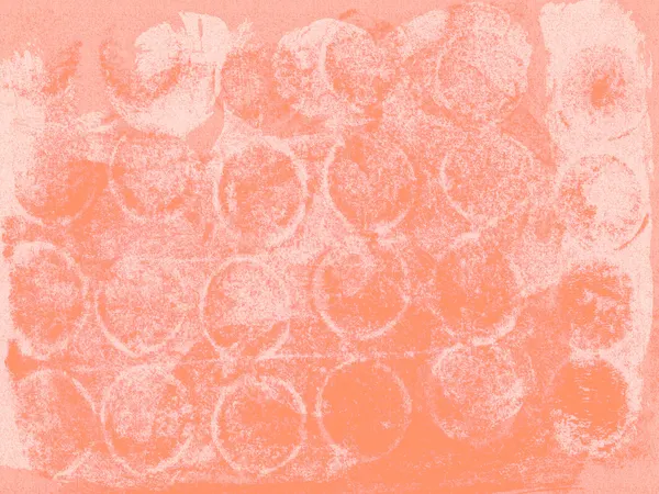 Peach Bubble Pattern by Dina Dankers