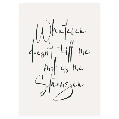 Whatever Doesn't Kill Me, wall art by KsanaKalpa