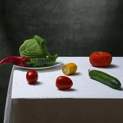 Fresh Garden Still Life, wall art by Brig Barkow