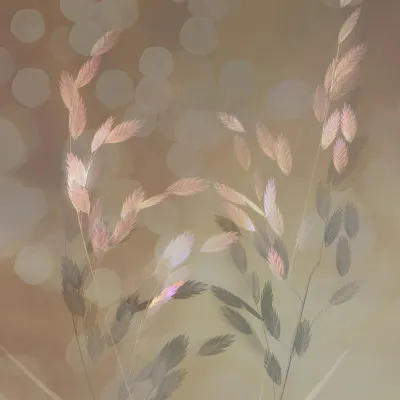 Dreamy Bokeh Grass, wall art by Saskia Dingemans