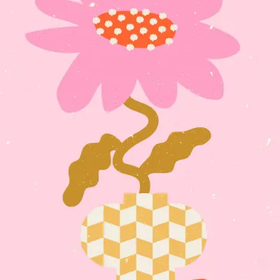 Spring Flower #04, wall art by NKTN