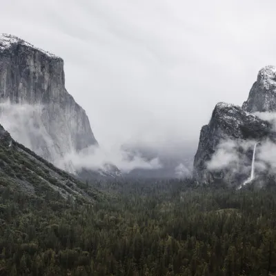 Misty Mountain Valley, wall art by Christian Lindgren