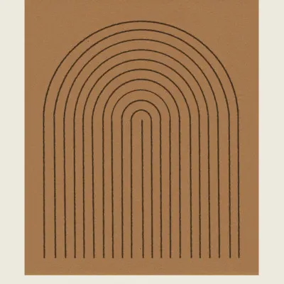 Concentric Harmony, wall art by THE MIUUS STUDIO
