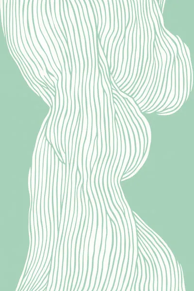 Flowing Line Elegance, wall art by Treechild