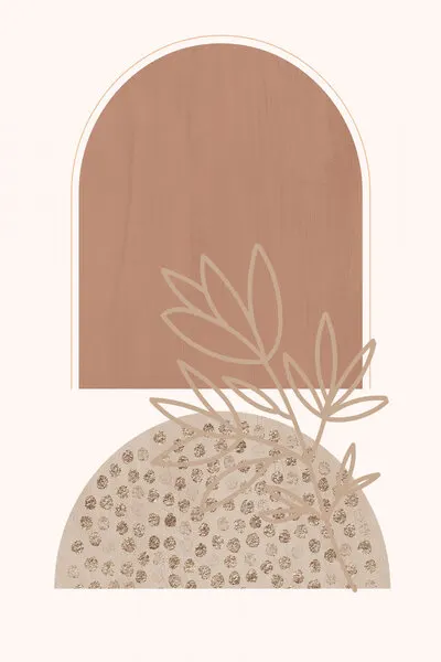 Boho Arch Botanical, wall art by Sally Ann Moss