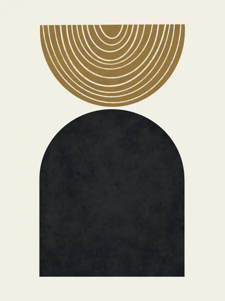 Geometric Arch Balance, wall art by Little Dean